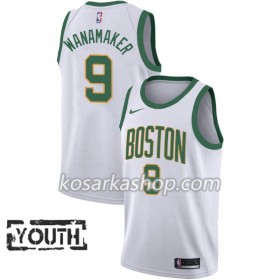 Dres Boston Celtics Bradley Wanamaker 9 Nike 2018-19 City Edition Bijela Swingman - Dječji
